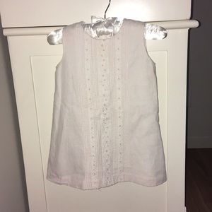 Luli & Me front smocked light pink dress
